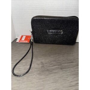 Havaianas Mini Bag Waterproof Zipper Silicone Rubber Clutch Wristlet Black